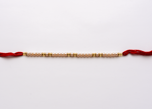 Rakhi Long Pearl Beads